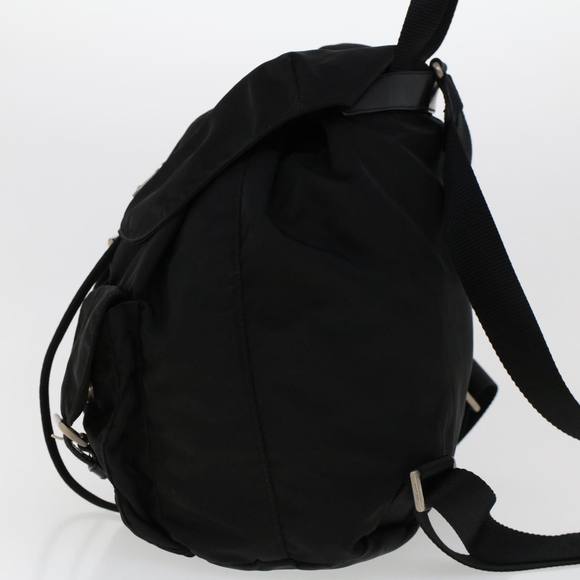 PRADA Backpack Nylon Leather Black Auth ep921 - Picture 4 of 16
